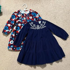 Lot of 2 Old Navy Corduroy Dresses, Size 4T/5T